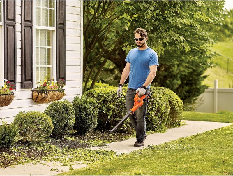 BLACK+DECKER Cordless Leaf Blower, 40V MAX , Leaf Blower Cordless with Battery and Charger, 125 MPH Air Speed, Lightweight Handheld Yard Sweeper (LSW40C) - Image 5